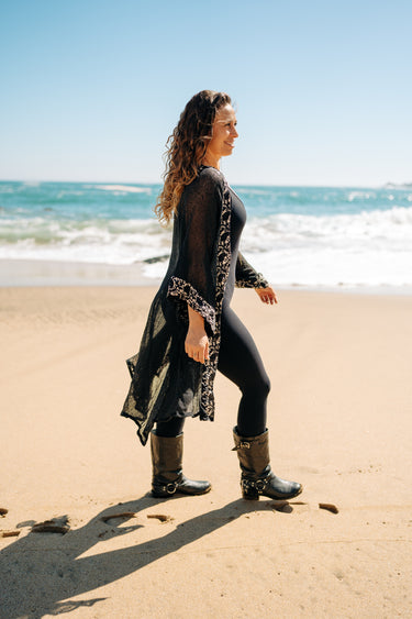 Kimono Boho Negro