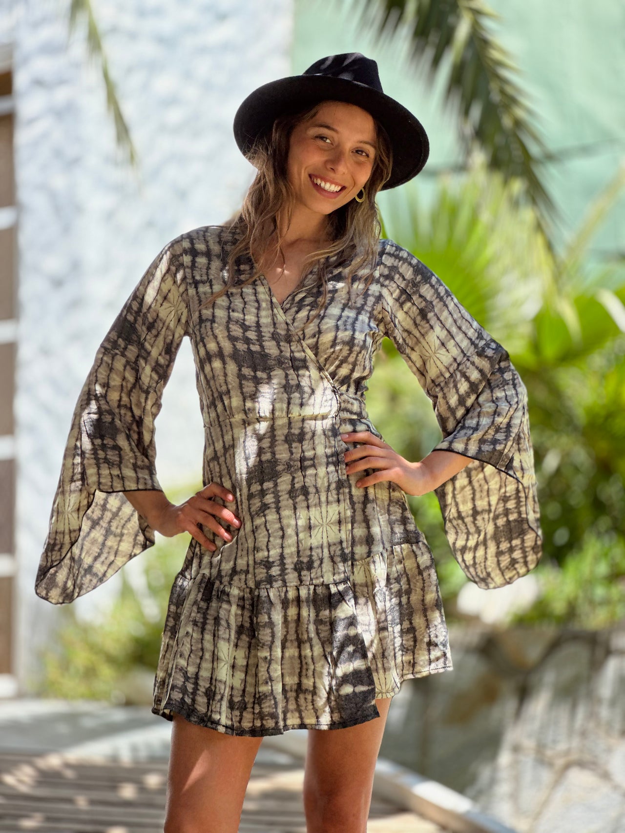 Vestido corto Mae tie dye