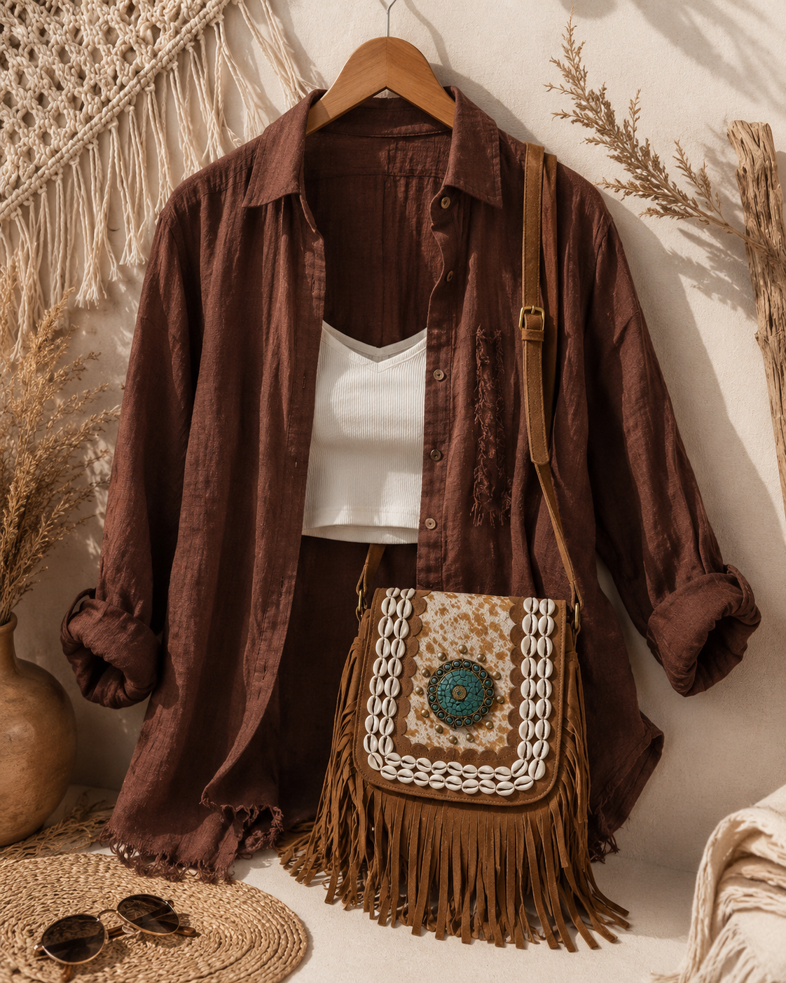 Blusa Brisa Chocolate