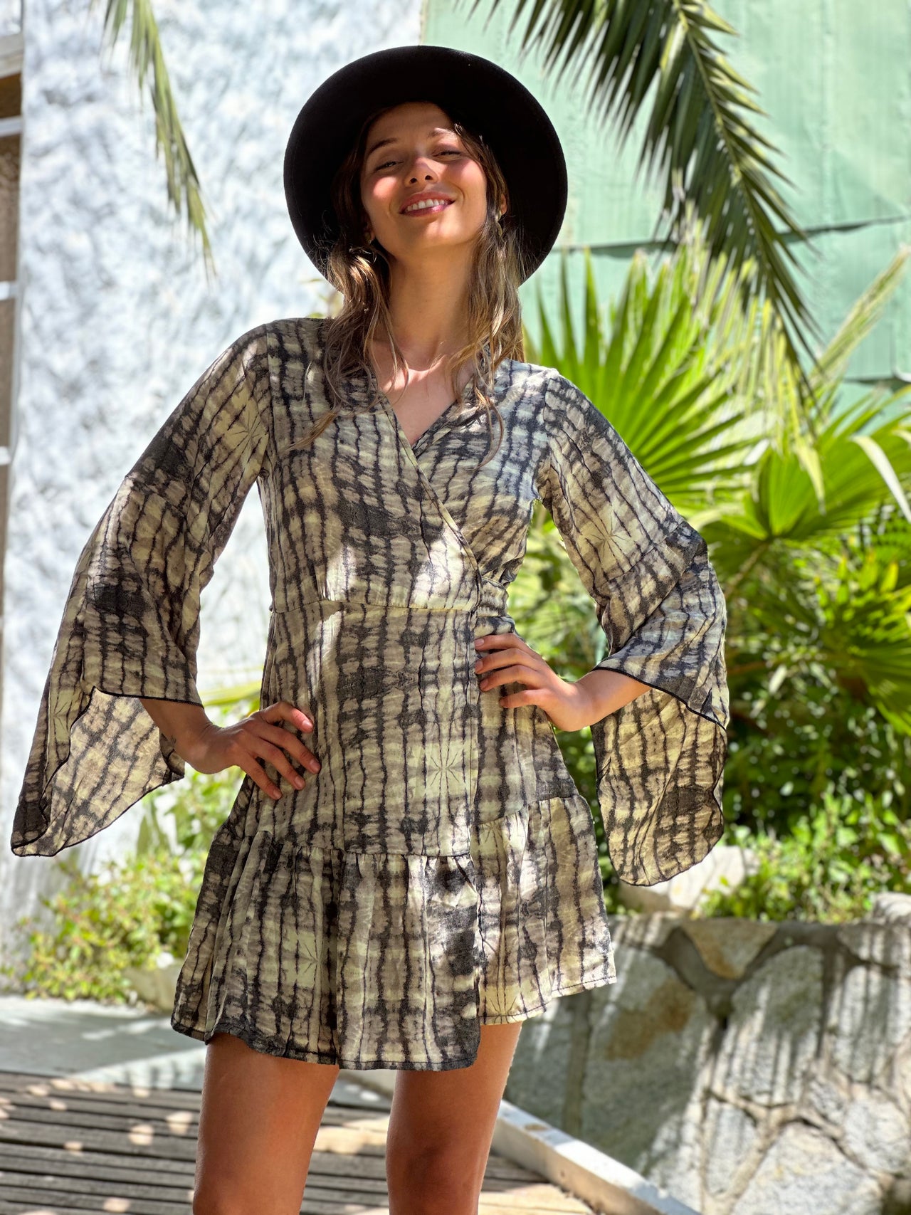 Vestido corto Mae tie dye