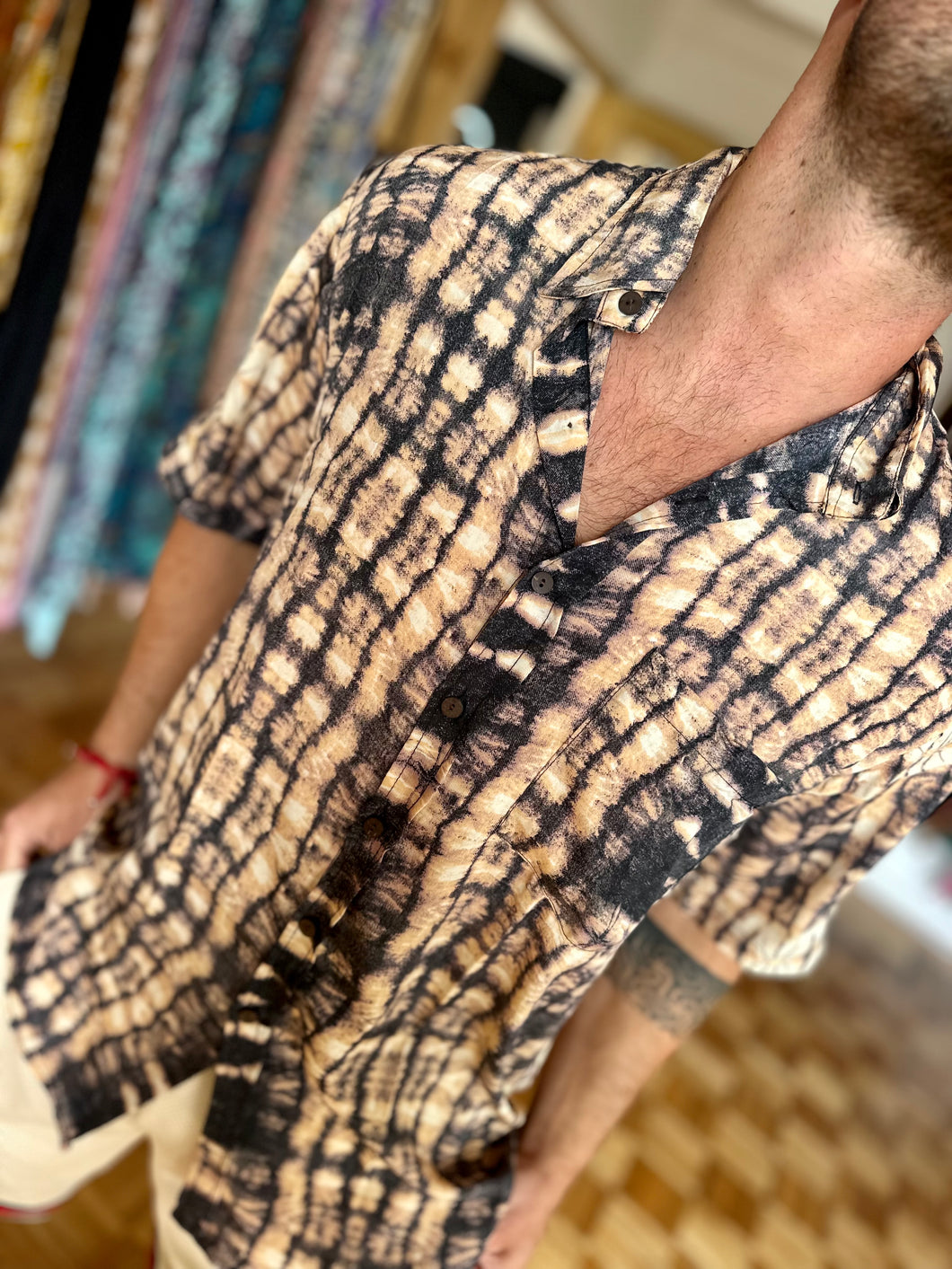 CAMISA DE SEDA HOMBRE BATIK