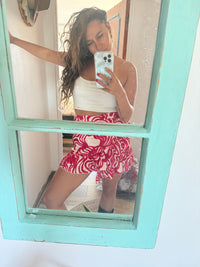 Thumbnail for Falda corta Mini  BAHIA Red