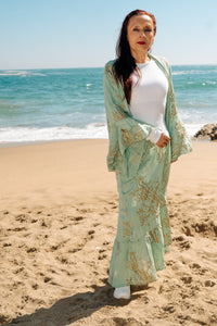 Thumbnail for Kimono Emperatriz Agua Marina