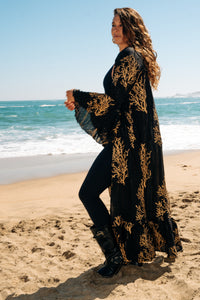 Thumbnail for Kimono Emperatriz Black Coral