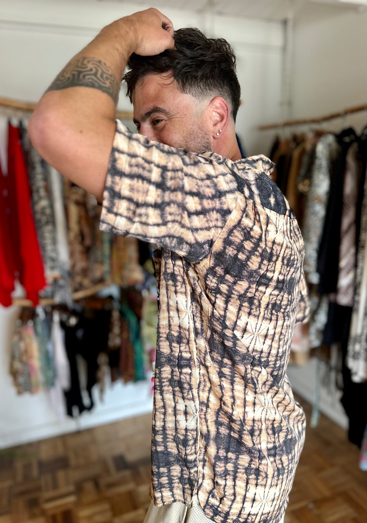 CAMISA DE SEDA HOMBRE BATIK