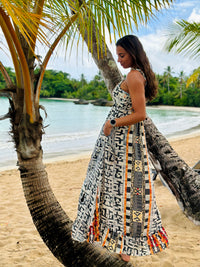 Thumbnail for Vestido Largo Africa Print