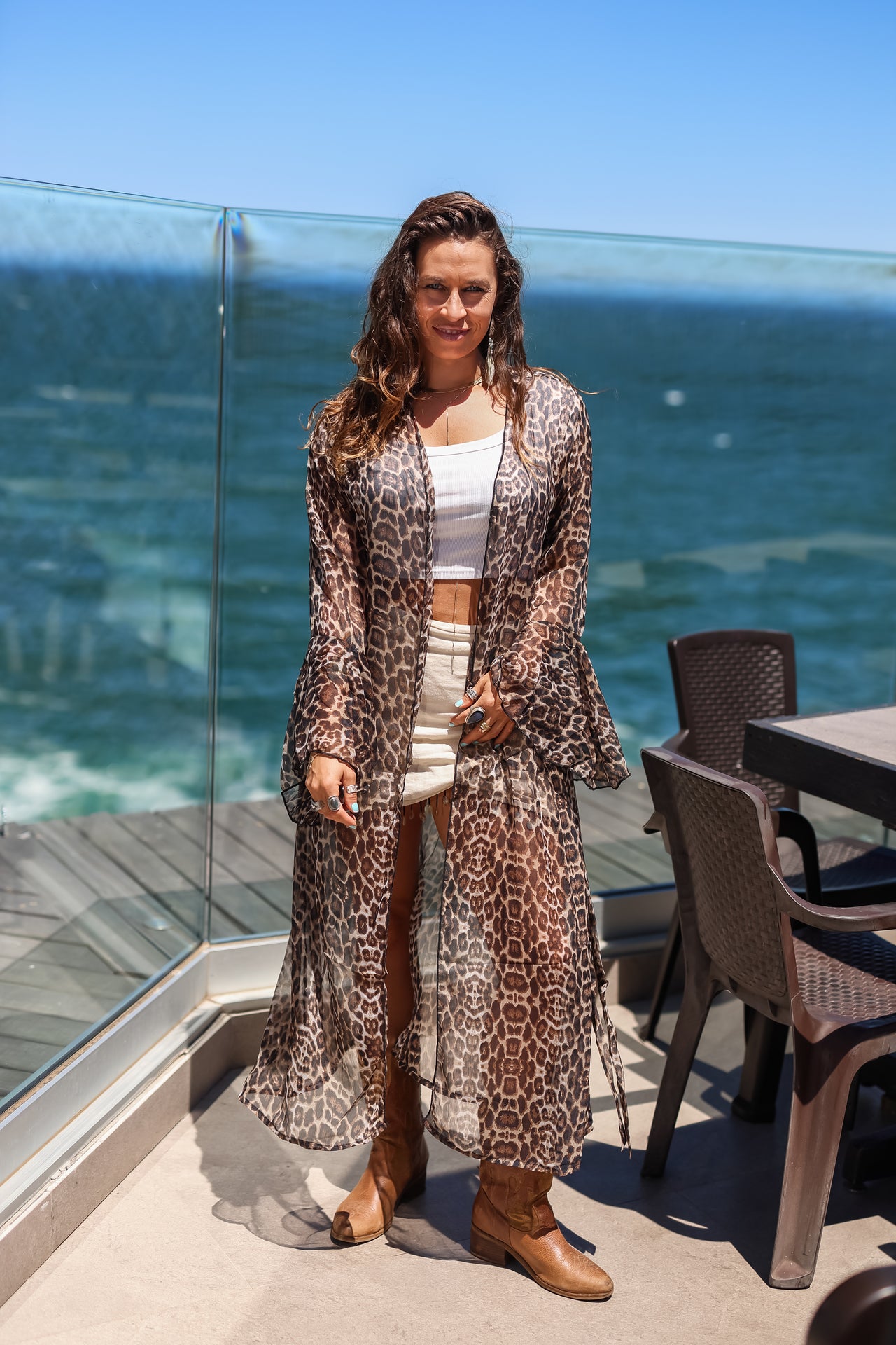 Kimono encanto animal print