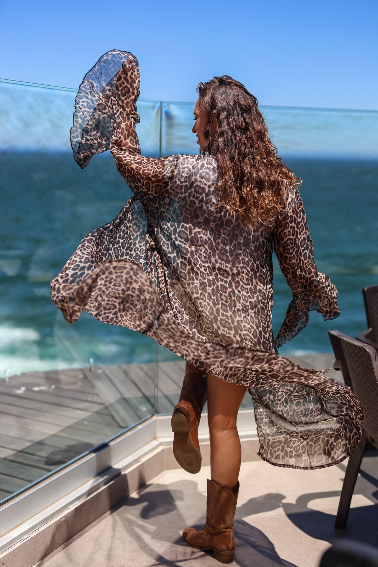 Kimono encanto animal print