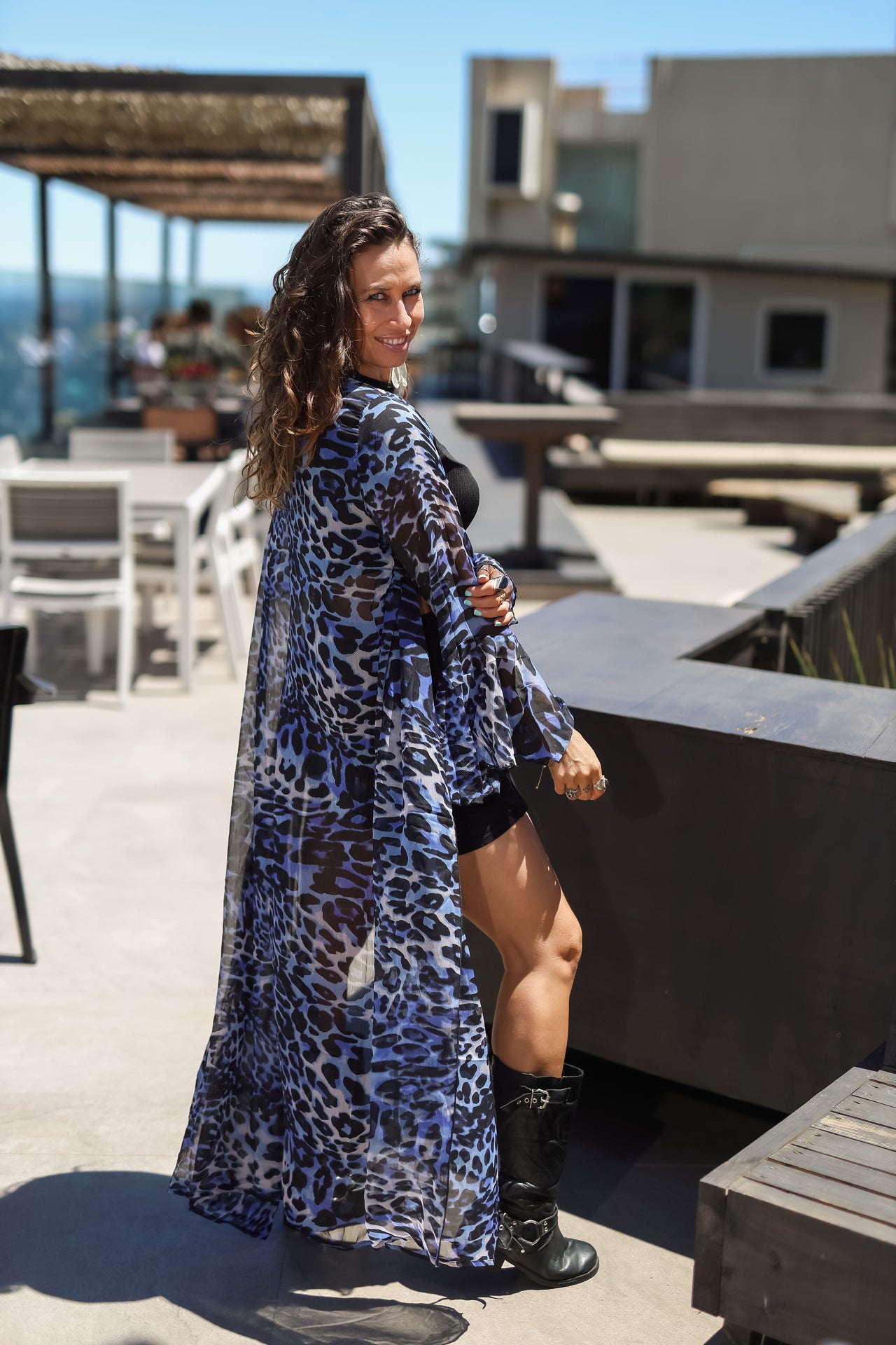 Kimono encanto animal print
