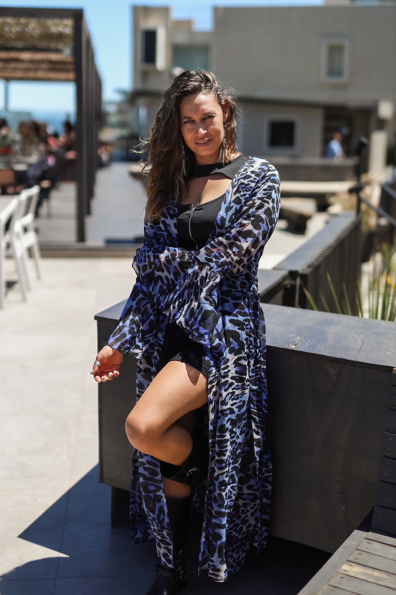 Kimono encanto animal print